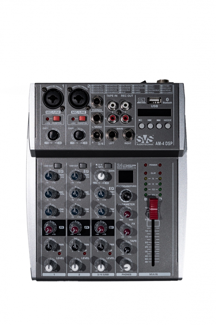SVS Audiotechnik mixers AM-4 DSP Аналоговый микшерный пульт, 4-канала в Благовещенске